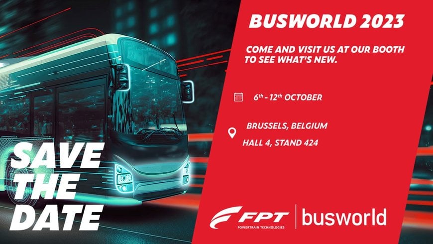 FPT INDUSTRIAL PRÄSENTIERT AUF DER BUSWORLD SEINE LÖSUNGEN FÜR DIE MOBILITÄT VON MORGEN